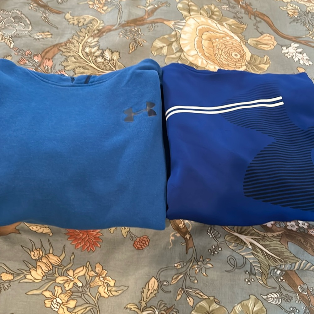 2 Under Armour Hooded Sweatshirts